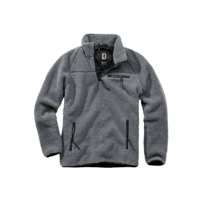 Abbildung von Brandit Teddyfleece Troyer, Farbe: anthrazit, Größe: 5XL