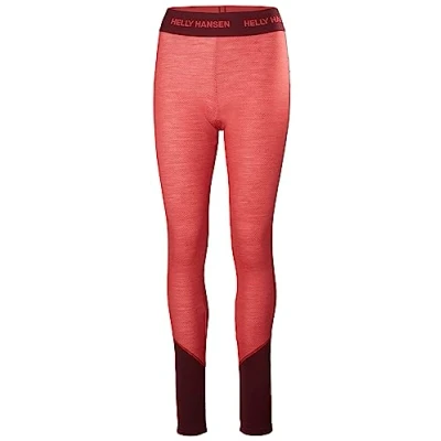 Abbildung von Helly Hansen W LIFA Midweight Unterhose lang, Damen, Größe: Small, Poppy red
