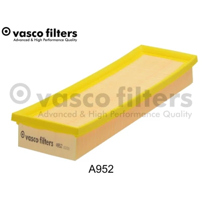 Abbildung von DAVID VASCO A952 Luftfilter 45 110 334 rechteckig Filtereinsatz PEUGEOT: 207 Schrägheck, SW, Partner I Kastenwagen, CITROËN: C3 Schrägheck
