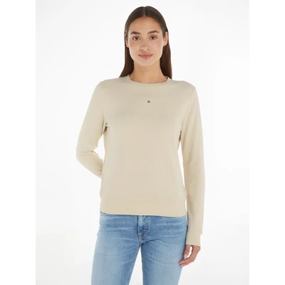 Abbildung von Tommy Jeans Curve Sweatshirt &quot;TJW REG LINEAR CREW EXT&quot;, in Großen Größen mit Logoschriftzug