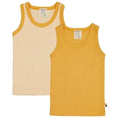 Abbildung von loud + proud TANK SET Top für Kinder, Größe: 122/128, Curry