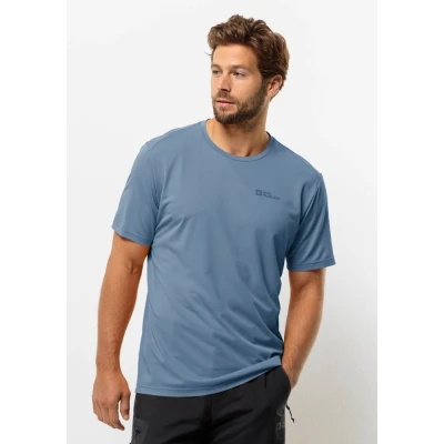 Abbildung von Jack Wolfskin Herren DELGAMI S/S M T Shirt, Elemental Blue, XL