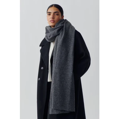 Abbildung von Gina Tricot SOFT Scarf Schal, Damen, Größe: One Size, Antracit