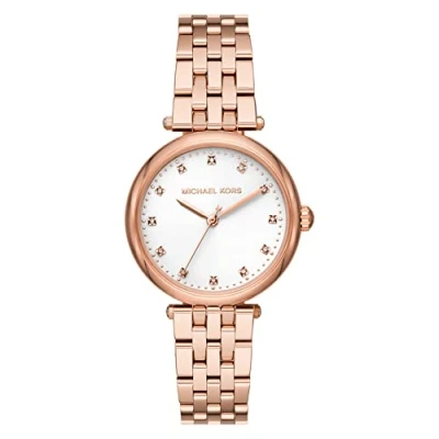 Abbildung von Michael Kors Uhr Diamond Darci für Damen aus Edelstahl, rosé