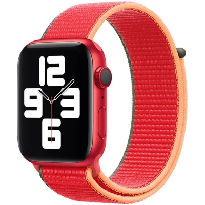 Abbildung von Apple Sport Loop Watch 42mm / 44mm 45mm 49mm (PRODUCT) Red 4th Gen MJG33ZM/A