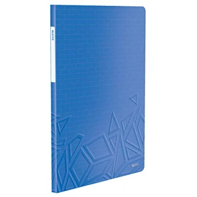 Abbildung von Leitz Urban Chic Sichtbuch in A4 Format, 20 Klarsichthüllen für 40 Blatt, Blau, 46510032