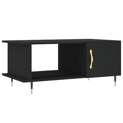Abbildung von vidaXL Couchtisch Schwarz 90x50x40 cm Holzwerkstoff (1 St)