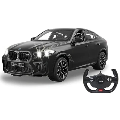Abbildung von Jamara RC Auto Deluxe Cars, BMW X6 M 1:14, schwarz 2,4 GHz, mit LED Lichtern
