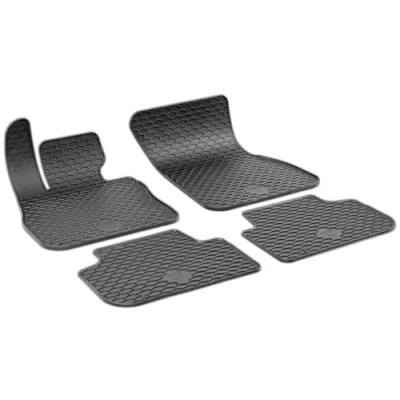 Abbildung von WALSER DirtGuard Gummi Fussmatten Auto kompatibel mit BMW 1 (F40) 07/2019 Heute, 100% passgenaue Fußmatten, robuste Universal Fußmatte Auto, Gummimatten