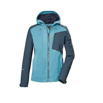 Abbildung von Killtec Outdoorjacke &quot;KOS 83 WMN JCKT&quot;, Damenjacke: Colourblock, wasserdicht, atmungsaktiv, PFAS frei