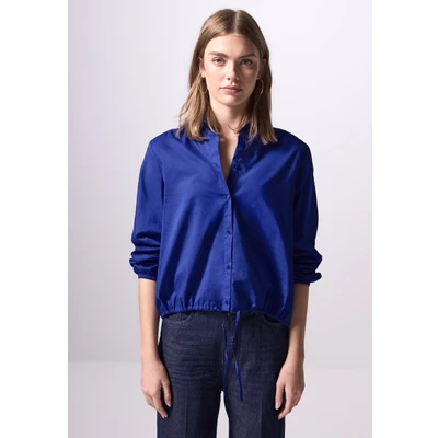 Abbildung von Street One Studio Loose FIT Hemdbluse, Damen, Größe: 42, Blau