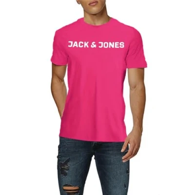 Abbildung von JACK &amp; JONES Herren JJECORP Old Logo Tee SS O Neck, Kurzarm T Shirt, Rundhals, Fuchsia Rose, XS