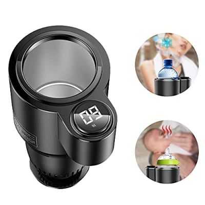 Abbildung von LJJ Auto Kühlbecher Tragbarer Intelligenter, 2 in 1 Heizungs Halter für Kaffeemilchbiergetränke