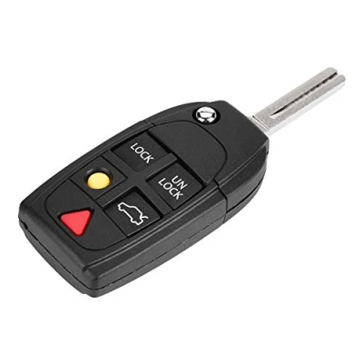 Abbildung von Autoschlüssel, Schlüsselgehäuse Abdeckung Schale, Auto Taste Remote Flip Key Hülle für S60 S80 V70 XC70 XC90 Fernbedienung Shell Fall