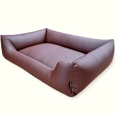 Abbildung von 4L TEXTIL Tierbett &quot;Mario&quot; Wasserfestes Hundebett aus Kunstleder, für große und mittelgroße Hunde, L XXL, Indoor / Outdoor geeignet