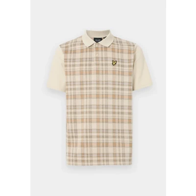 Abbildung von Lyle &amp; Scott Spring Tartan Shirt Poloshirt, Herren, Größe: Large, Luna