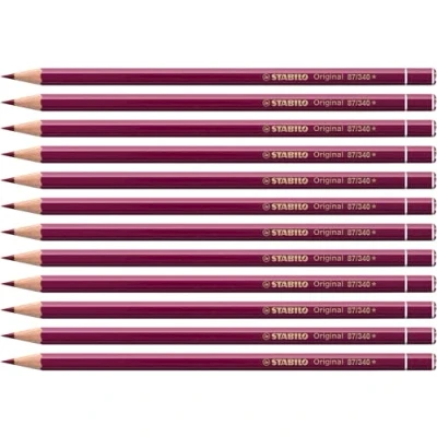 Abbildung von Premium Buntstift STABILO Original 12er Pack rotviolett