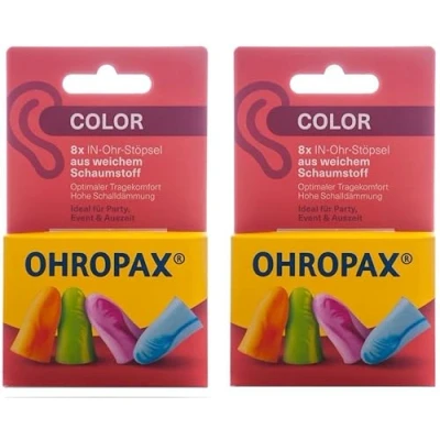 Abbildung von OHROPAX Color Schaumstoff Stoepsel (2x 8 Stück)