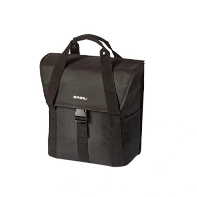 Abbildung von Fahrradtasche Basil Go Single18 Liter 33 X 17 41 Cm Schwarz