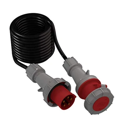 Abbildung von CEE Verlängerungskabel Kabel 400V 63A IP67 wasserdicht Starkstromkabel 5x10mm2 Doktorvolt® 5m