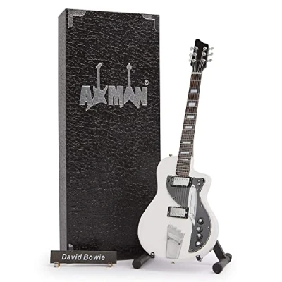 Abbildung von David Bowie Miniatur Gitarren Replik Musikgeschenke handgefertigte Verzierung