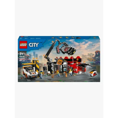 Abbildung von 60472 City Schrottplatz mit Autos, Konstruktionsspielzeug