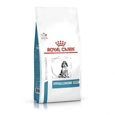 Abbildung von Royal Canin Veterinary Hypoallergenic Puppy 1,5 kg Diät Alleinfuttermittel für Welpen Kann seinen Beitrag zur Risikominimierung von Nährstoffintoleranzen leisten Mit Reis
