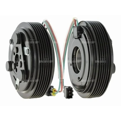 Abbildung von NRF 380166 Magnetkupplung GENUINE SANDEN SD7V16 VOLKSWAGEN: TRANSPORTER 4 Bus, FORD: Transit Mk6 Kastenwagen