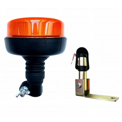 Abbildung von MelTruck® LED Rundumleuchte Warnleuchte 12V 24V R65 R10 flex Rundumkennleuchte 12 E9 (Aufsteckrohr K)