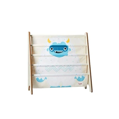 Abbildung von 3 Sprouts Bücherregal Kinderzimmer Holz Montessori für Kinder Yeti