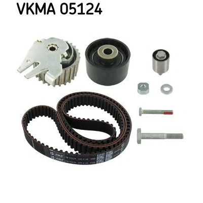 Abbildung von SKF VKMA 05124 Zahnriemensatz 193 mit trapezförmigen Zahnprofil OPEL: Insignia A Sports Tourer, Astra J Schrägheck
