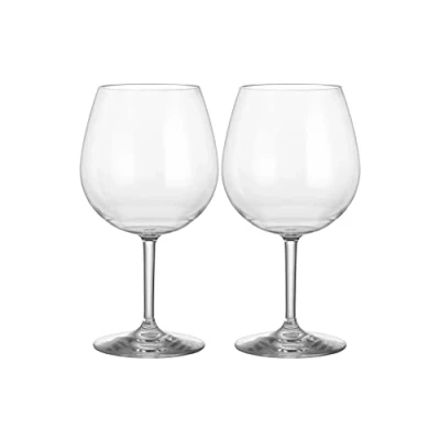 Abbildung von BRUNNER 0830166N.C71 Weingläser Set Rot und Weiß, bruchsichere Gläser 2 Stück, R&amp;W Wineglass Kollektion Cuvee, 69 Cl