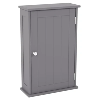 Abbildung von Bath Vida Priano 1 türiger Badezimmerschrank, Grau, Door