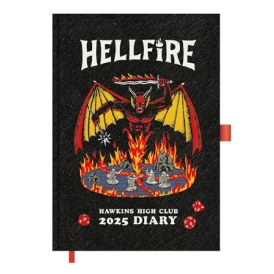 Abbildung von Pyramid Stranger Things 2025 A5 Diary 14,8x21cm, täglicher Planer für Serien Fans, perfekt Büro &amp; Schule