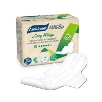 Abbildung von Vuokkoset Vuokkoset, 100% BIO, Sanitary pads with wings Long, 10 pcs. VUK5857