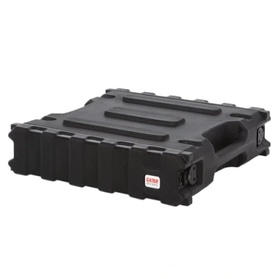 Abbildung von GATOR CASES HGF G PRO 2U 19 Gestell aus geformtem Polyethylen in Militärqualität, Tiefe 19&quot;.
