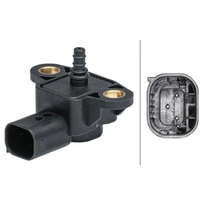 Abbildung von HELLA 6PP 009 403 101 Sensor, Ladedruck mit Dichtung MERCEDES BENZ: B Klasse, Sprinter 3.5 T Kastenwagen, C Klasse modell
