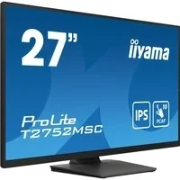 Abbildung von iiyama Prolite T2752MSC B1 68.6cm 27&quot; IPS LED Monitor FullHD 10 Punkt Multitouch optisch gebondet kapazitiv HDMI DP USB3.2 7H Anti Fingerprint schwarz