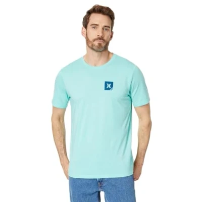 Abbildung von Hurley Herren Evd Corner Ss T Shirt, Tropical Mist Htr, L