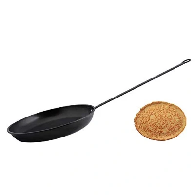 Abbildung von Esschert Design Pfannenkuchen Pfanne, schwarz, 77.7x27x8.6 cm, FF234