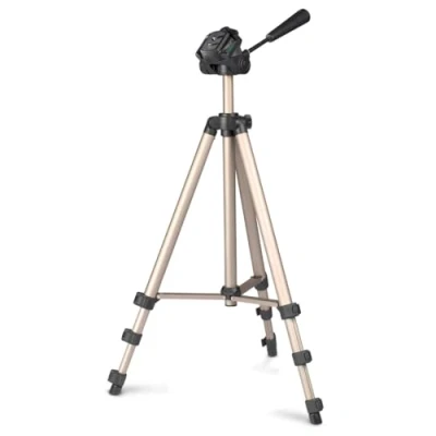 Abbildung von Hama Star 75 Dreibeinstativ 1/4 Zoll Arbeitshöhe=42.5 125 cm Champag