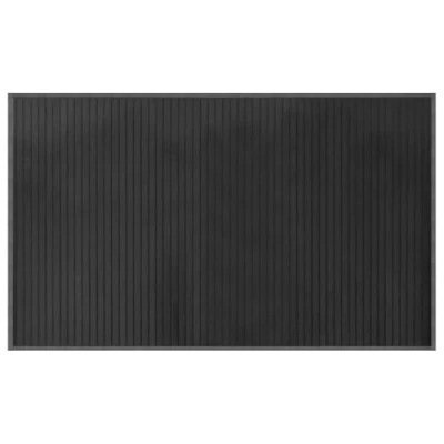 Abbildung von vidaXL Teppich Rechteckig Grau 60x100 cm Bambus,