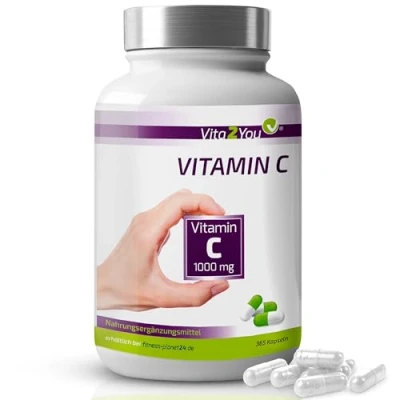 Abbildung von Vita2You Vitamin C 1000mg Kapseln Hochdosiert 365 St