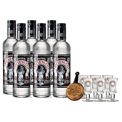 Abbildung von Friesengeist PiHaMi® Gastropaket 6 x 0,5 l incl. Gläser und Pfännchen
