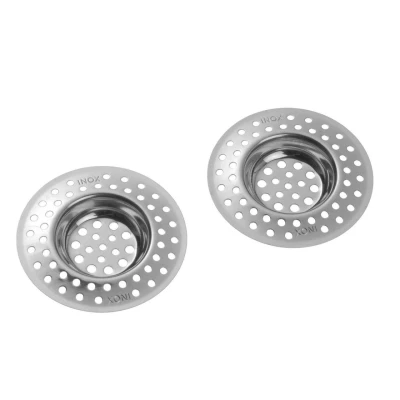 Abbildung von Westmark 2 Abfluss Siebe/Ausgussfilter, ø 7 cm, Rund, Edelstahl, Silber, 52082270