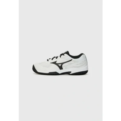 Abbildung von Mizuno Break SHOT 5 CC Tennisschuh für Sandplätze, Herren, Größe: 45, White/black Lederimitat/textil