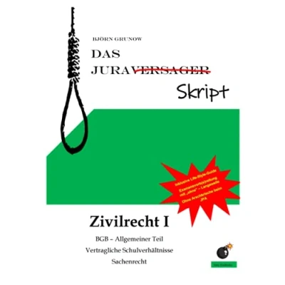 Abbildung von Das Juraversagerskript Zivilrecht I: BGB Allgemeiner Teil,Vertragliche Schuldverhältnisse und Sachenrecht