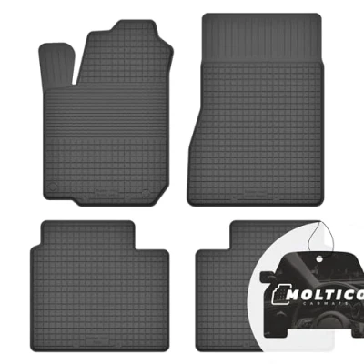 Abbildung von Gummimatten mit Rand Auto Fußmatten Gummi Automatten Passgenau 4 teilig Set passend für Toyota Avensis III 2009 2019