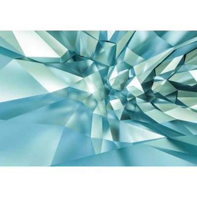 Abbildung von Komar Fototapete &quot;3D Crystal Cave&quot;, 368x254 cm (Breite x Höhe), inklusive Kleister