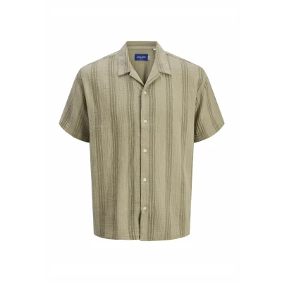 Abbildung von Jack &amp; Jones Relaxed FIT Hemd, Herren, Größe: Medium, Seneca rock